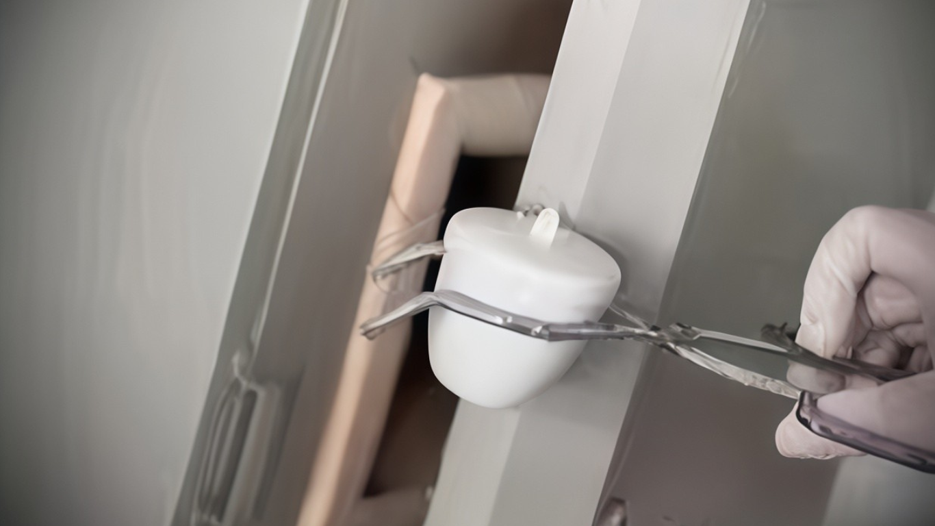 於實驗室進行碳化